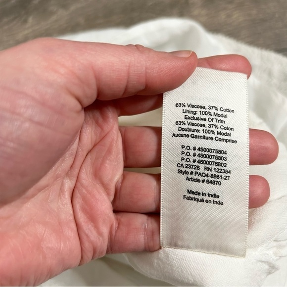 Aritzia Wilfred Neuchatel Mini Dress Floral Applique Off The Shoulders Lace - Picture 8 of 9